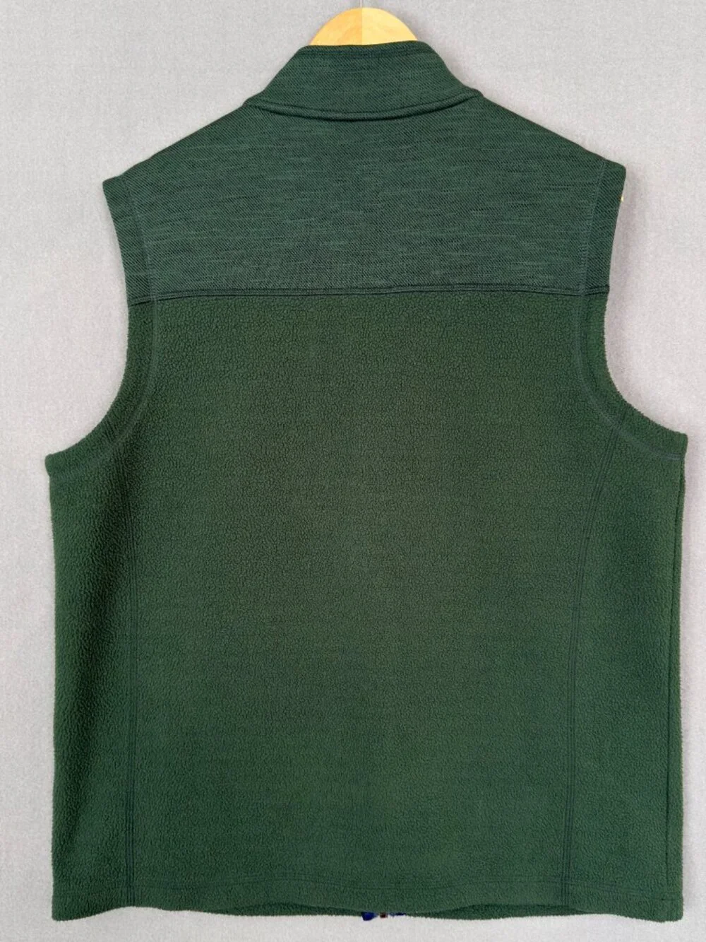 Turtleson Steele Full Zip Fleece Vest Green Men's L White Eagle Golf Club